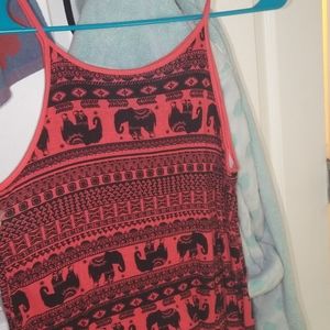 Red elephant tank